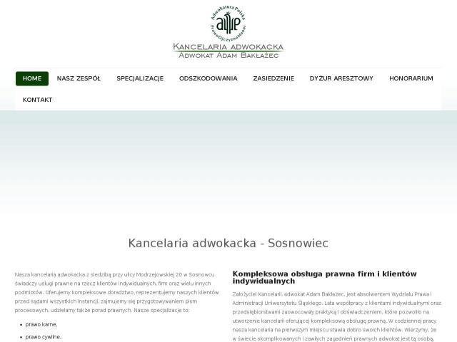 Kancelaria Adwokacka Adam Bakłażec